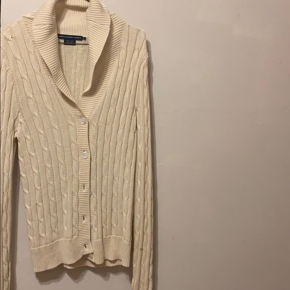 Cream sweater